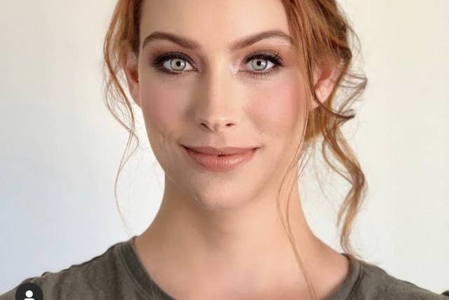 Soft bridal glam