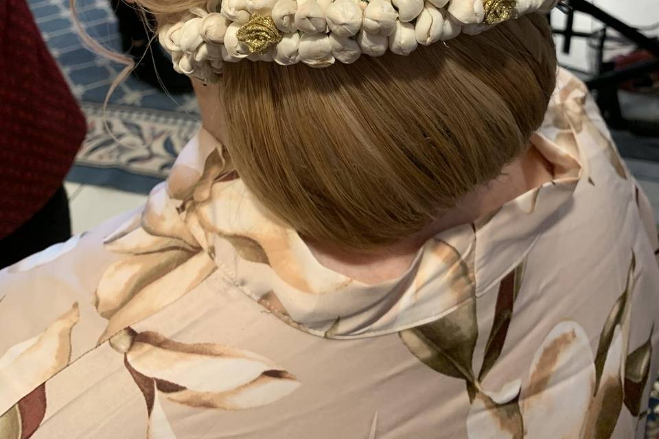 Bridal hair