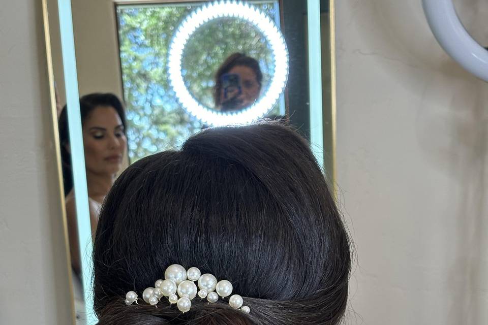 Sleek Bridal Bun
