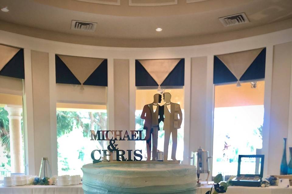 Michal and Chris Wedding Cake