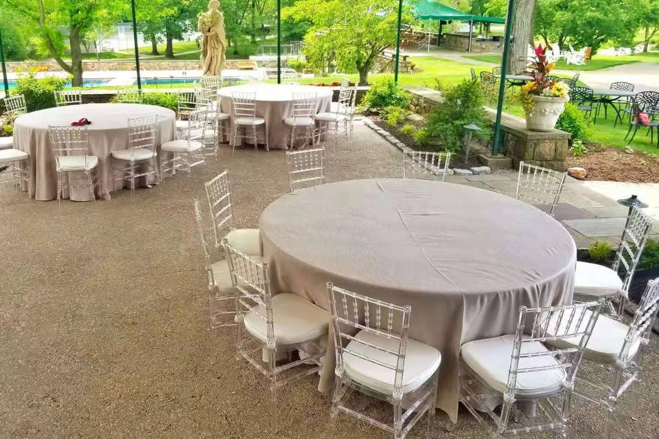 Crystal Chaivari Chairs