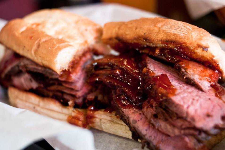 Smoked Tri Tip Sandwich