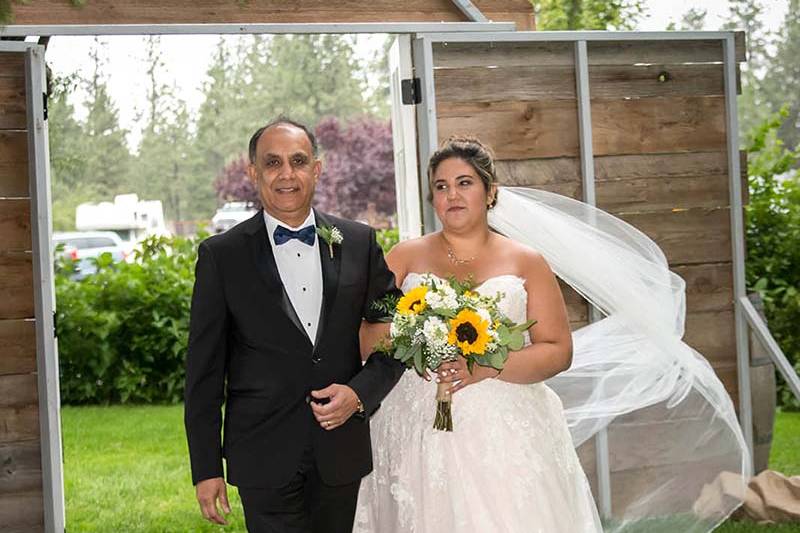 Bride and Father