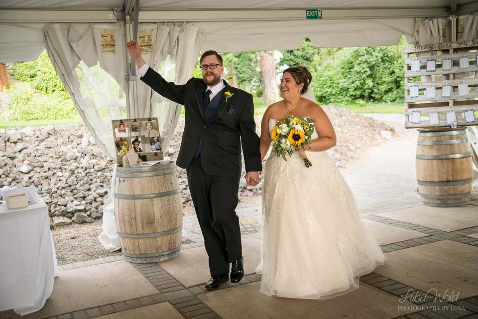 Bride and Groom intro