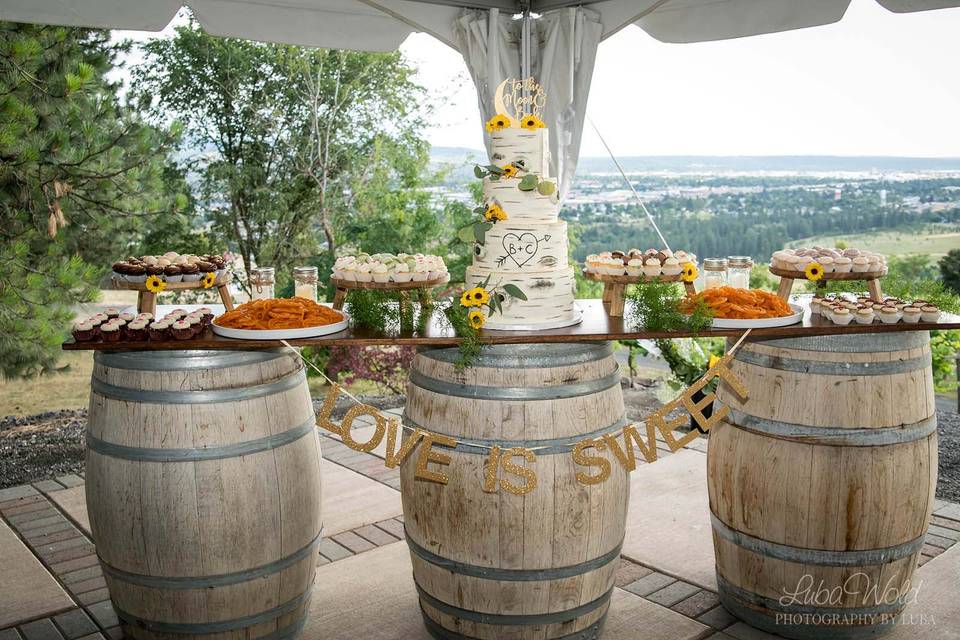 Dessert table