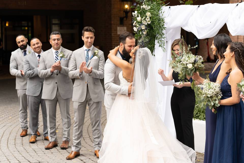 The beautiful bridesmaids