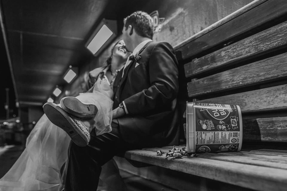 Romance in the dugout