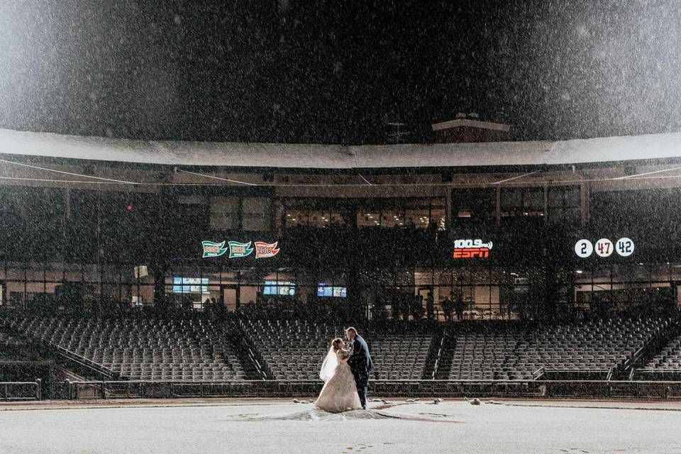 Infield Snowfall