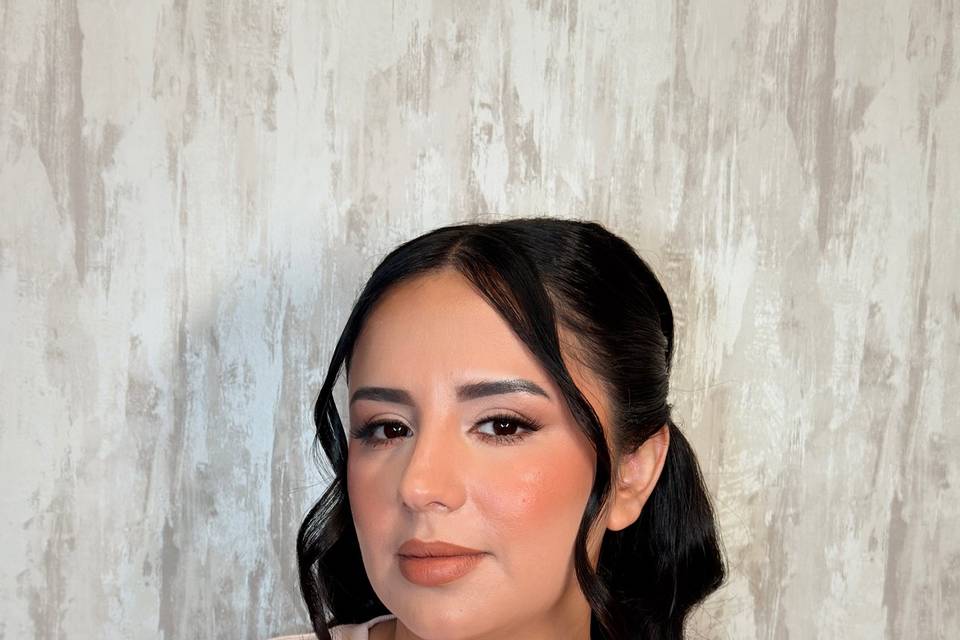 Bridal makeup trial