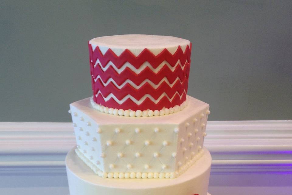 Hexagon cake