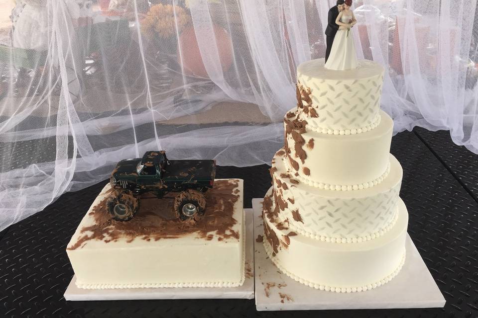 Two cakes