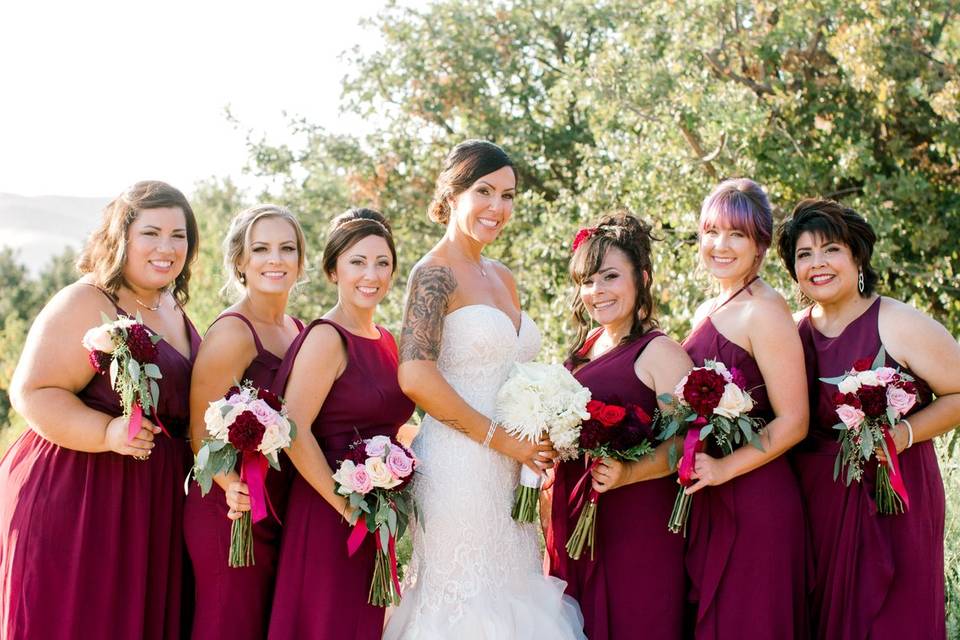 Brides & bridesmaids bouquet