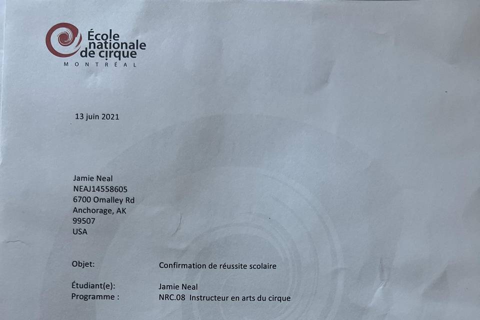 Certification