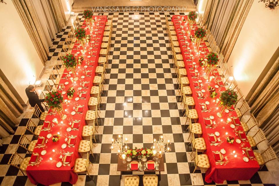 Long table setup