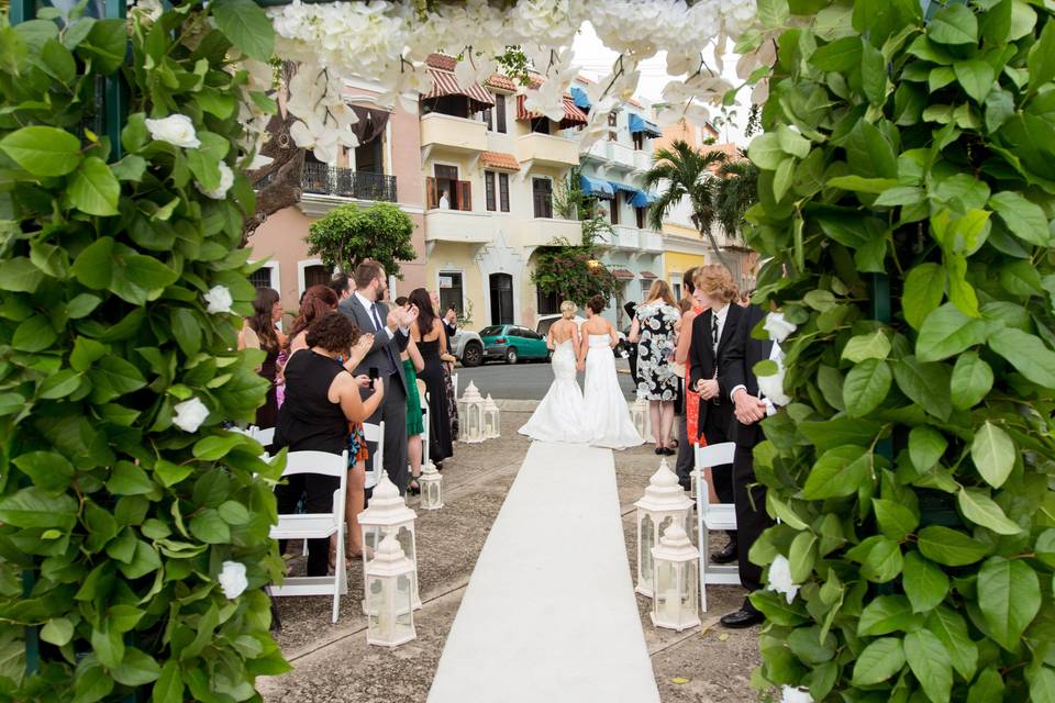 Wedding aisle