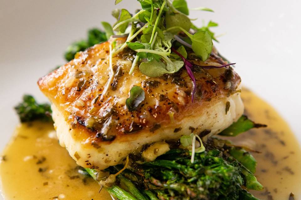 Pan-Seared Halibut