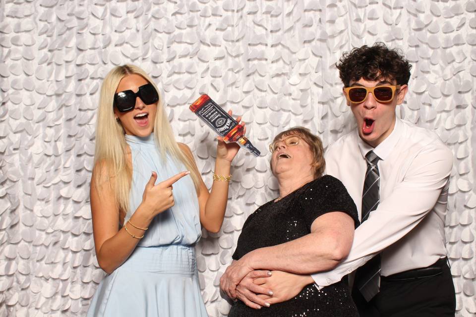 Oops, Nana is having fun too!