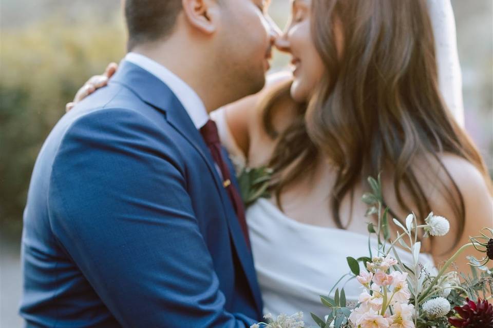 Romantic fall bouquet