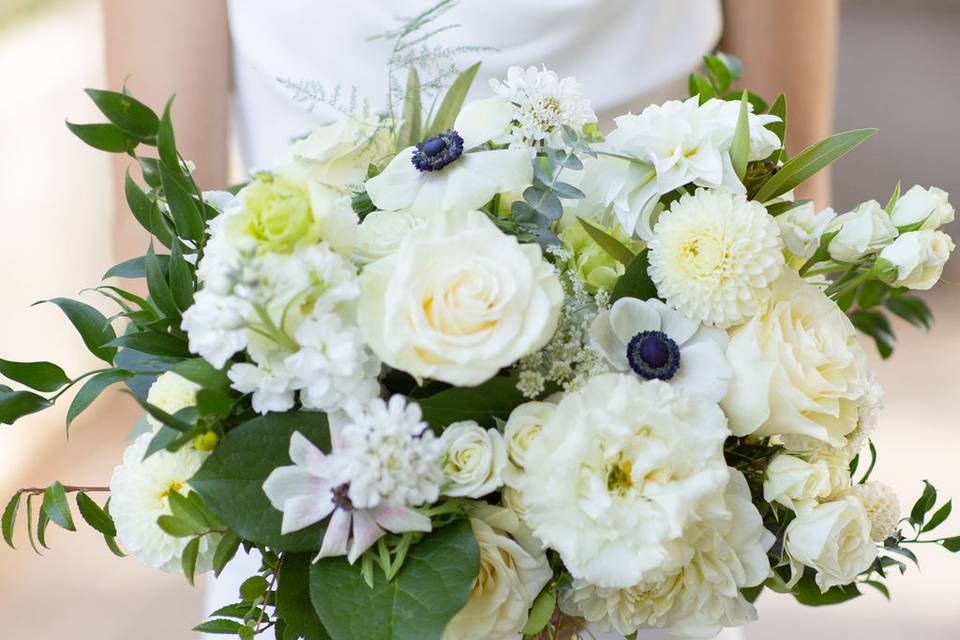 White and green bouquet