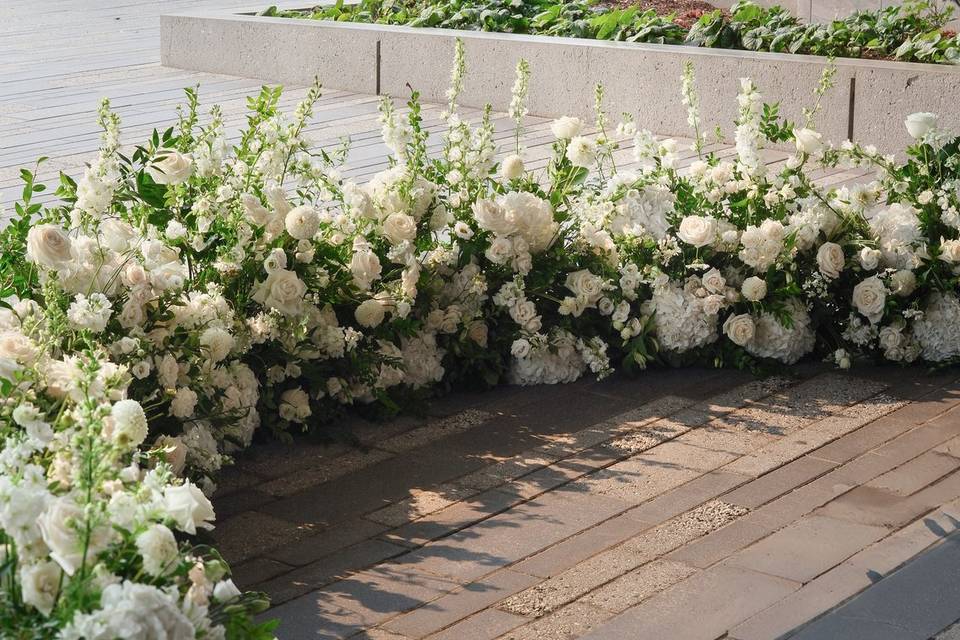 Colorful Ceremony Pillars