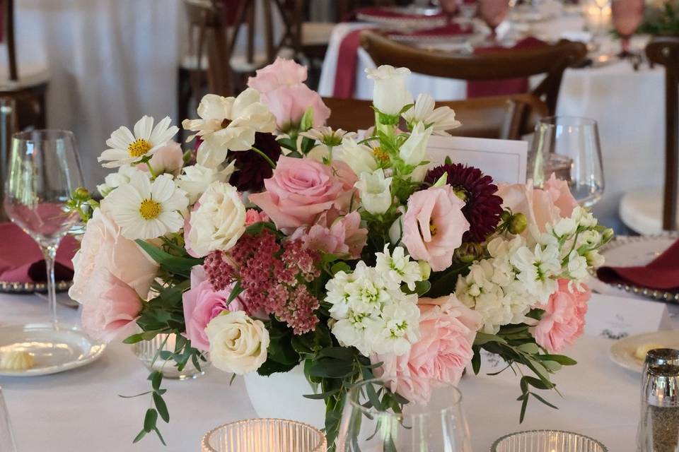 Cascading Table Arrangement