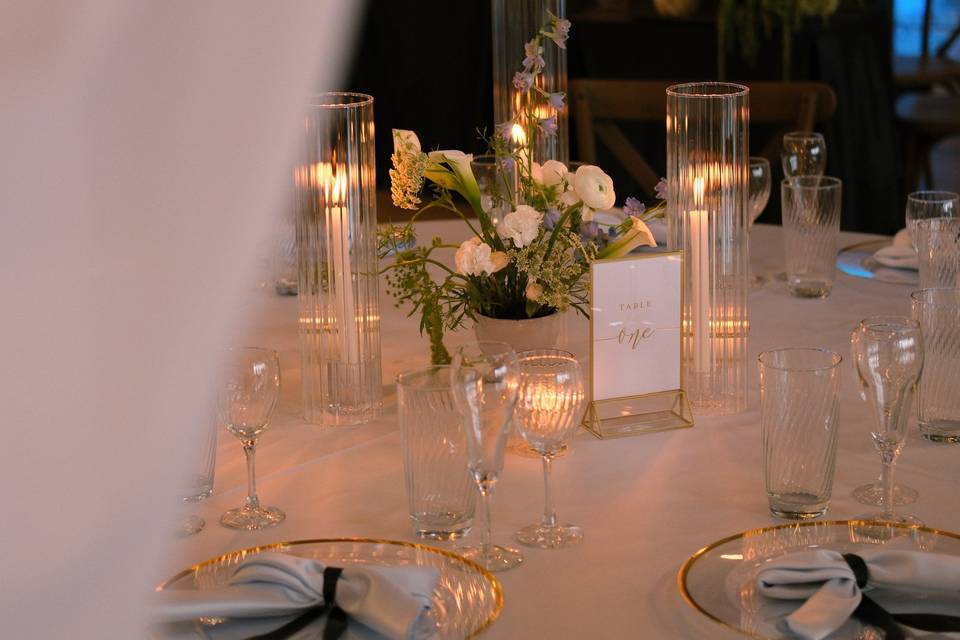 Mini Compote with Candlesticks