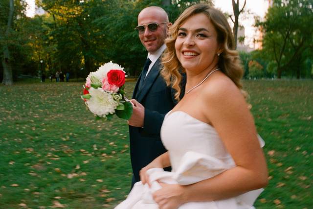 Wedding Day in Central Park