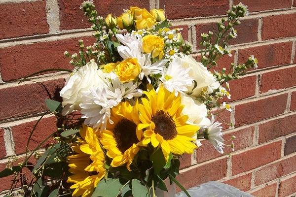 Sunflower bouquets