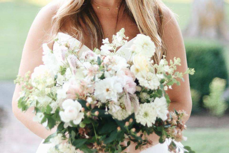 Blush garden bouquet