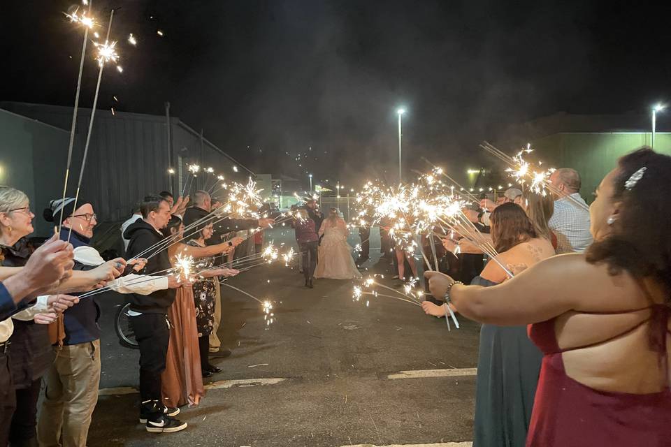 Send off Sparklers