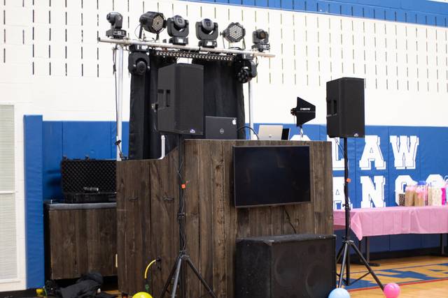 School Dance DJ Setup