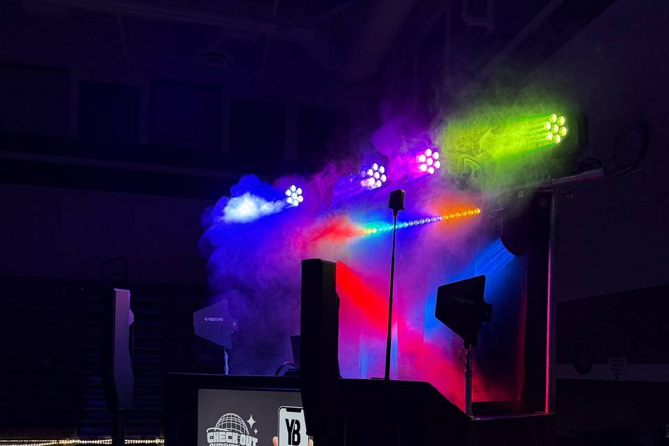 School Dance DJ Setup