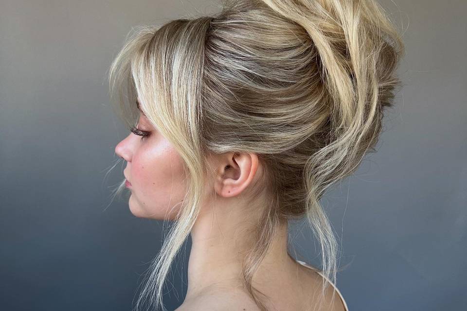 Textured french twist