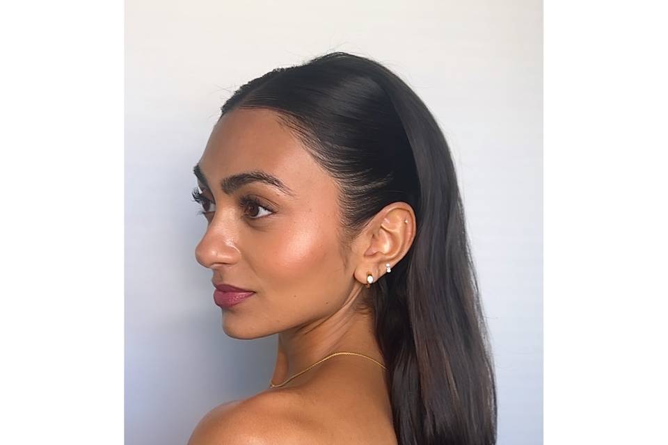 Half up