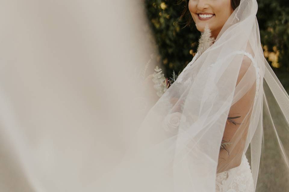 Bridal veil portrait