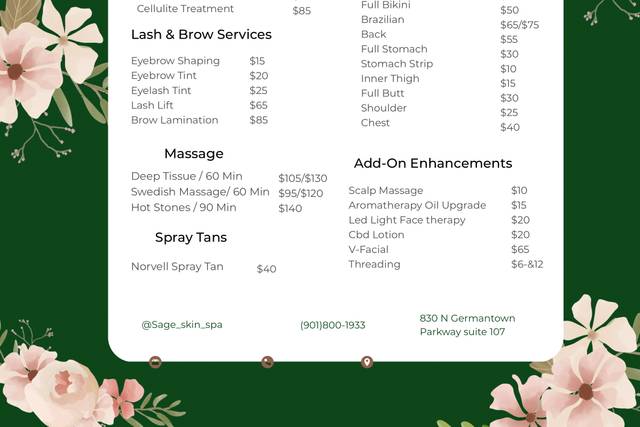 Beige Floral Elegant Beauty and Spa Menu A4.png