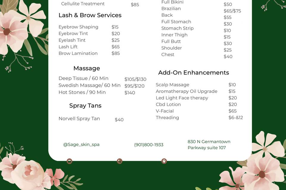 Beige Floral Elegant Beauty and Spa Menu A4.png