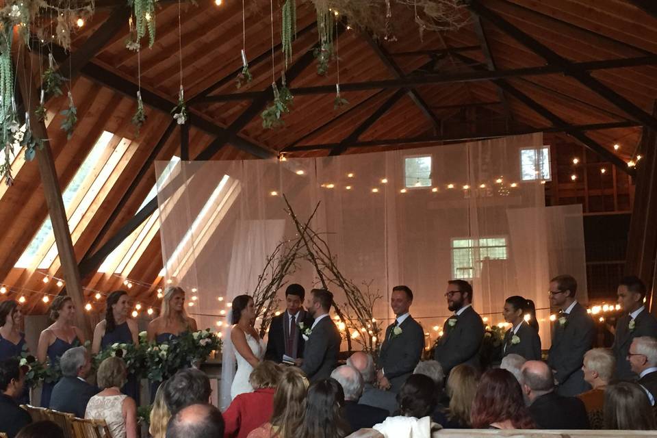 Indoor ceremony