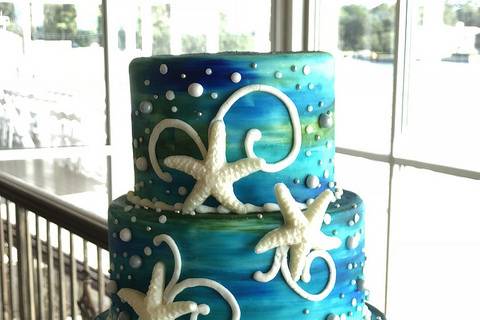 Ocean themed cake