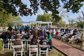 Pergola Wedding Setup