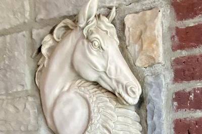 Statues throughout SaddleCreek
