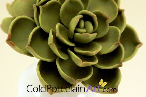 Handcrafted Succulent. Customized in any color and size