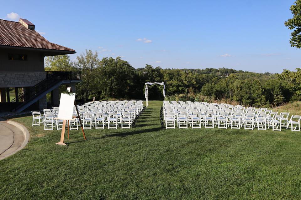 Outdoor ceremony