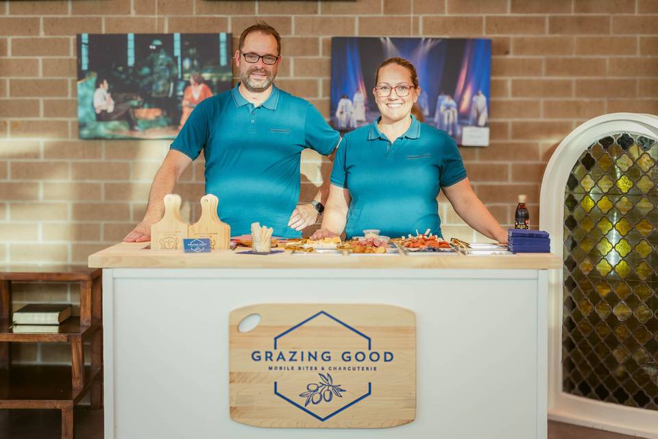 Our team! Marco and Elaine