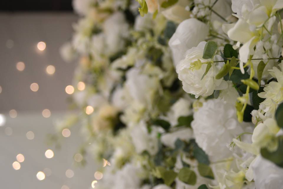 Flower Wall Close Up