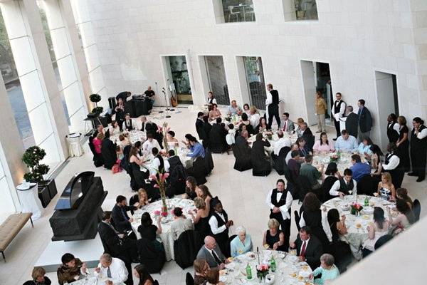 The Jepson Center can host receptions of nearly 200 people with a dance floor and plenty of seating.