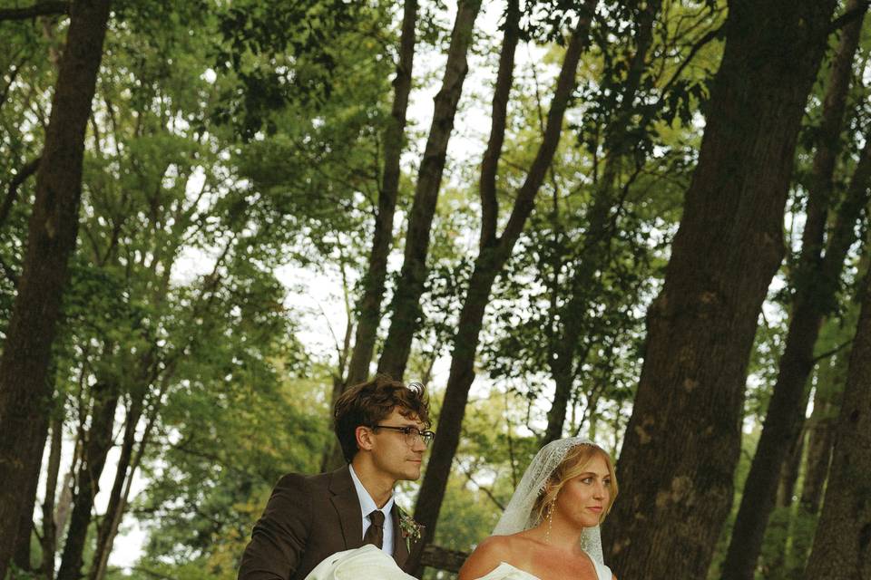 Bride and Groom post ceremony