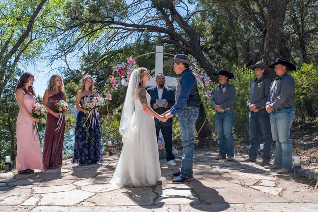 Wedding in High Rolls, NM