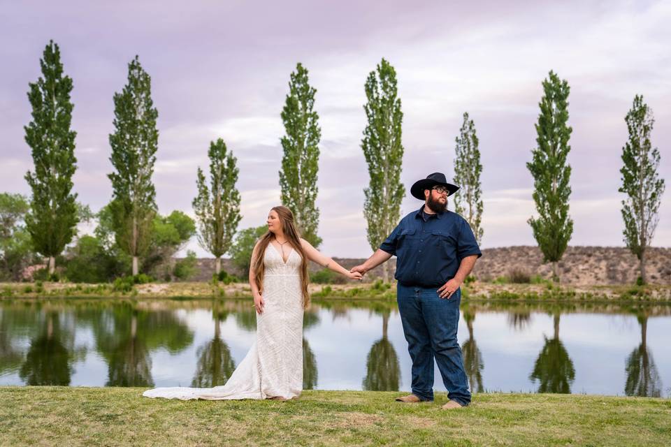 Wedding in High Rolls, NM