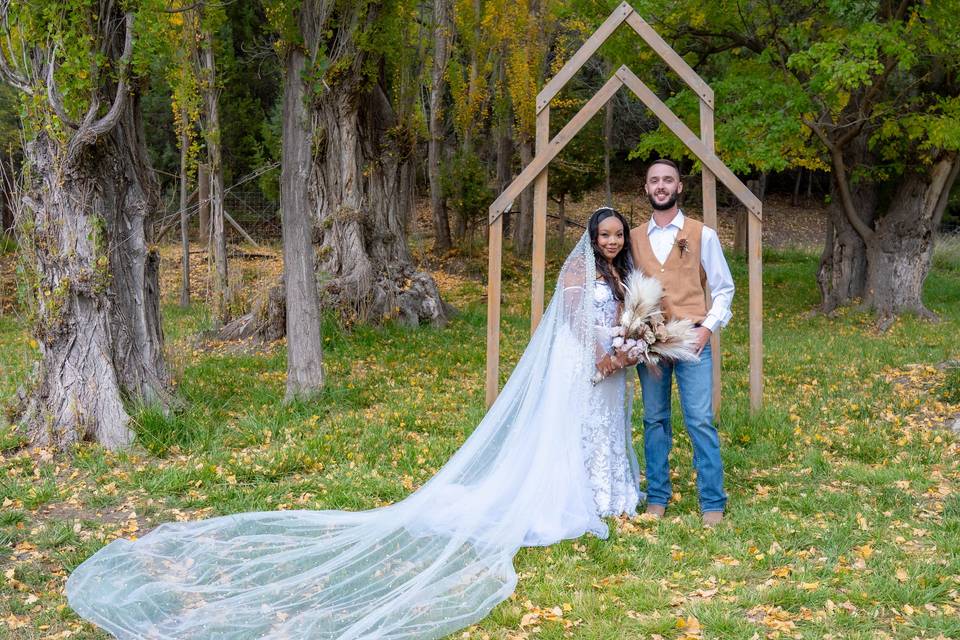 Wedding in High Rolls, NM